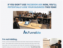 Tablet Screenshot of funnelsite.com